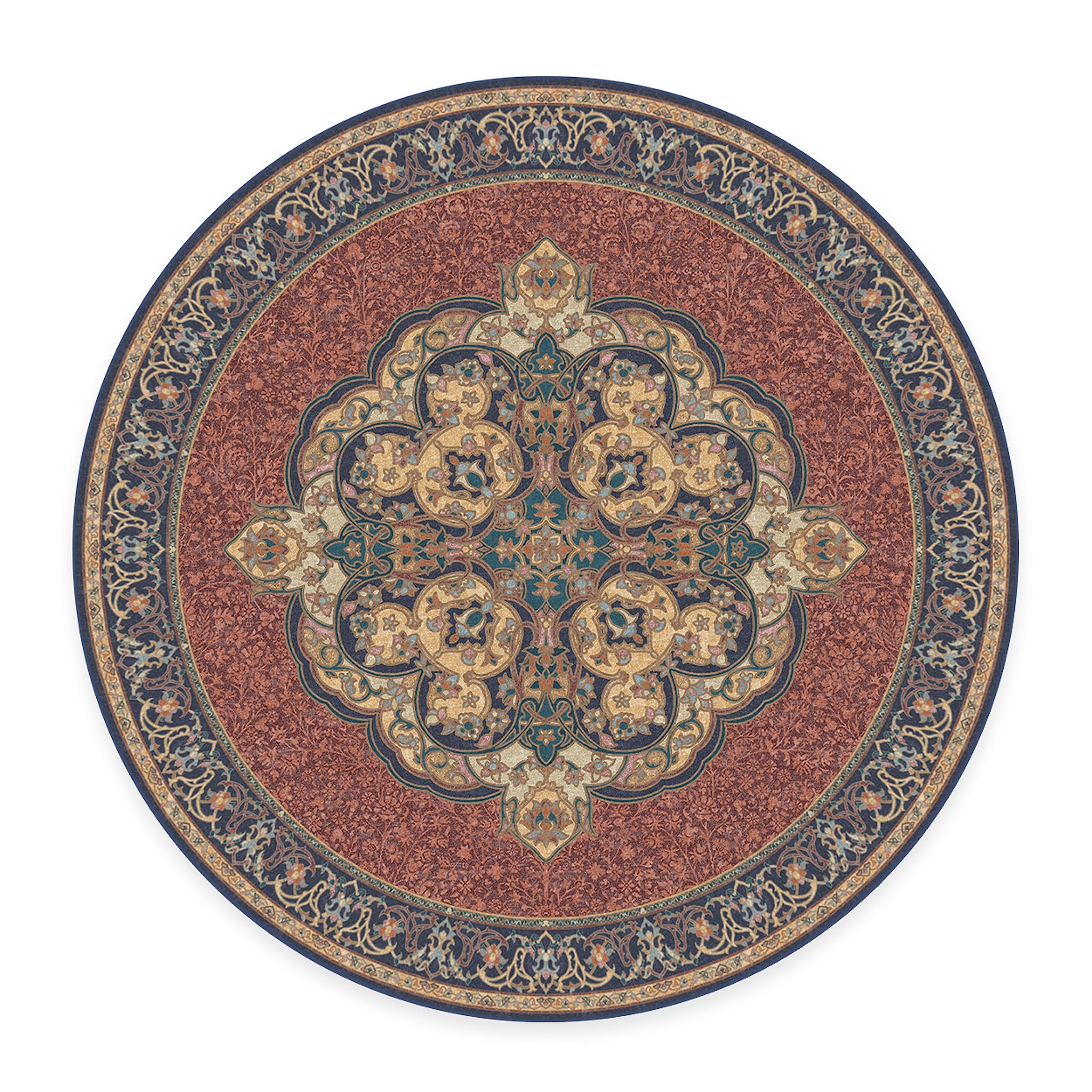 RUGGABLE Disney Traditional Mickey Mouse Washable Rug - Perfect Area Rug for Nursery Playroom Kids Room - Pet &amp; Child Friendly - Stain &amp; Water Resistant - Damask Grey 3&