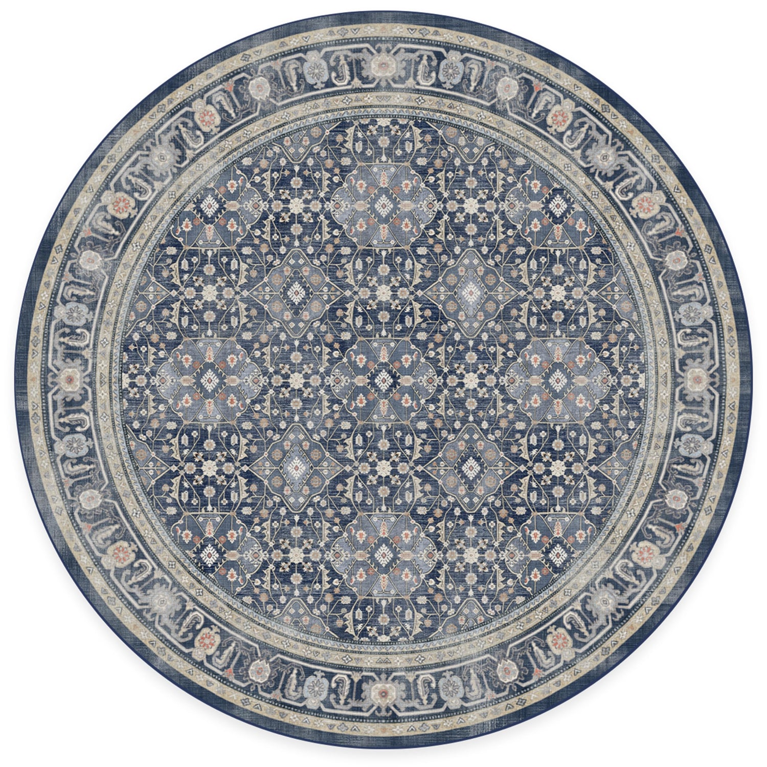 RUGGABLE – Alessia Dark Wood – Machine Washable Area Rug – Pet &amp; Child Friendly – Stain &amp; Water Resistant – Non-Slip – 5&