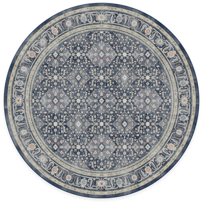 RUGGABLE – Alessia Dark Wood – Machine Washable Area Rug – Pet &amp; Child Friendly – Stain &amp; Water Resistant – Non-Slip – 5&