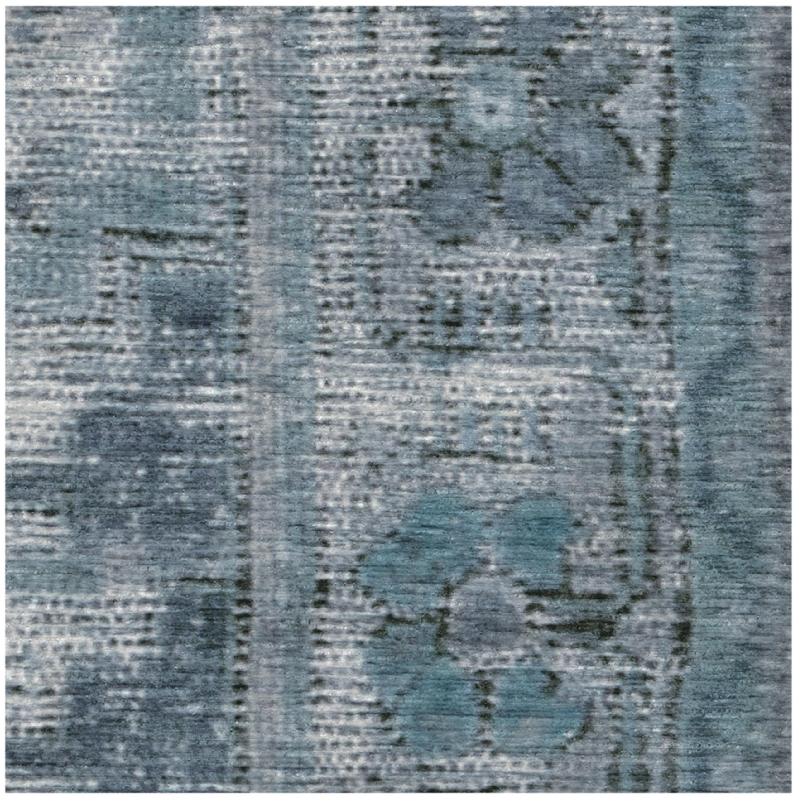 RUGGABLE Zinnia Runner Rug - Perfect Boho Washable Rug for Entryway Hallway Kitchen - Pet &amp; Child Friendly - Stain &amp; Water Resistant - Grey 2.5&