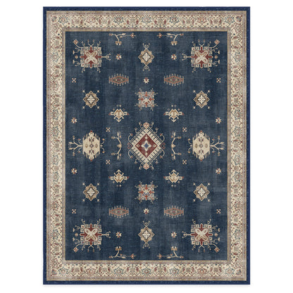 RUGGABLE – Verena Dark Wood – Machine Washable Runner Rug – Pet &amp; Child Friendly – Stain &amp; Water Resistant – Non-Slip – 2.5&