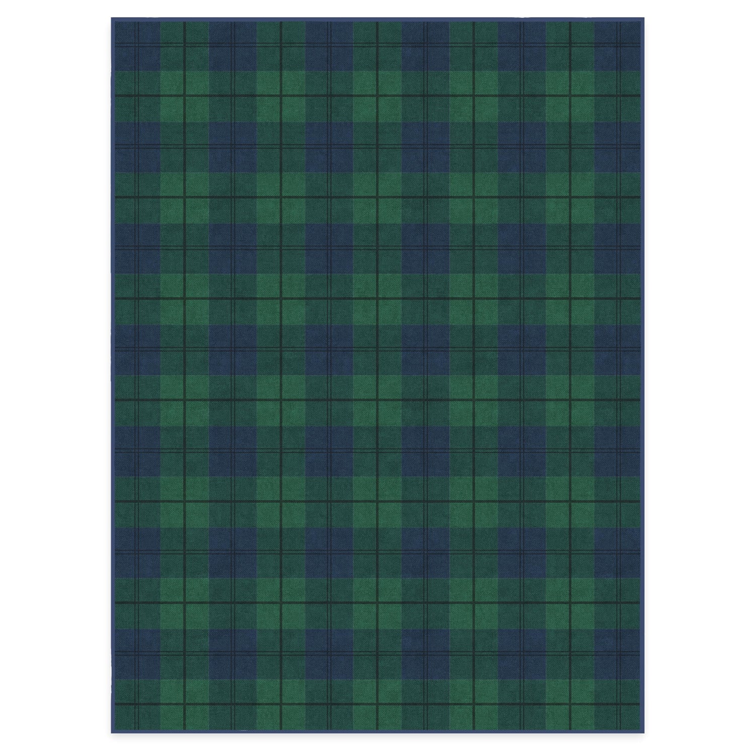 RUGGABLE Winter Plaid Washable Rug - Perfect Holiday Area Rug for Living Room Bedroom Kitchen - Pet &amp; Child Friendly - Stain &amp; Water Resistant - Dress Stewart Tartan Plaid 3&