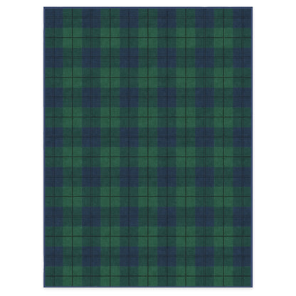RUGGABLE Winter Plaid Washable Rug - Perfect Holiday Area Rug for Living Room Bedroom Kitchen - Pet &amp; Child Friendly - Stain &amp; Water Resistant - Dress Stewart Tartan Plaid 3&