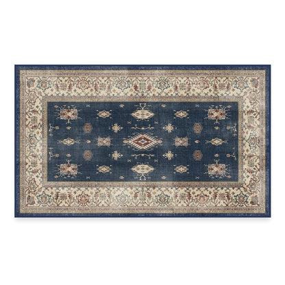 RUGGABLE – Verena Dark Wood – Machine Washable Runner Rug – Pet &amp; Child Friendly – Stain &amp; Water Resistant – Non-Slip – 2.5&