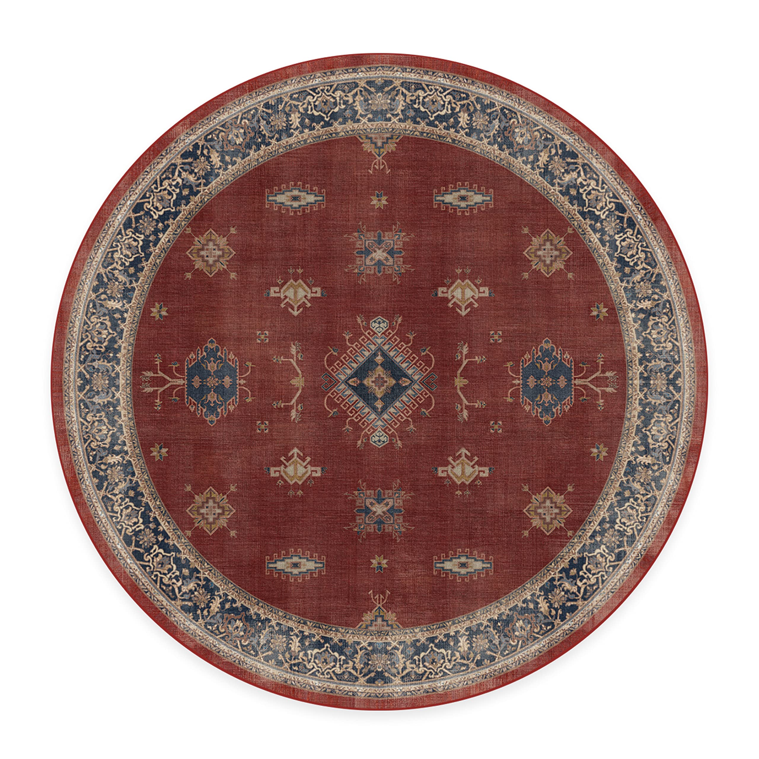 RUGGABLE – Verena Dark Wood – Machine Washable Runner Rug – Pet &amp; Child Friendly – Stain &amp; Water Resistant – Non-Slip – 2.5&