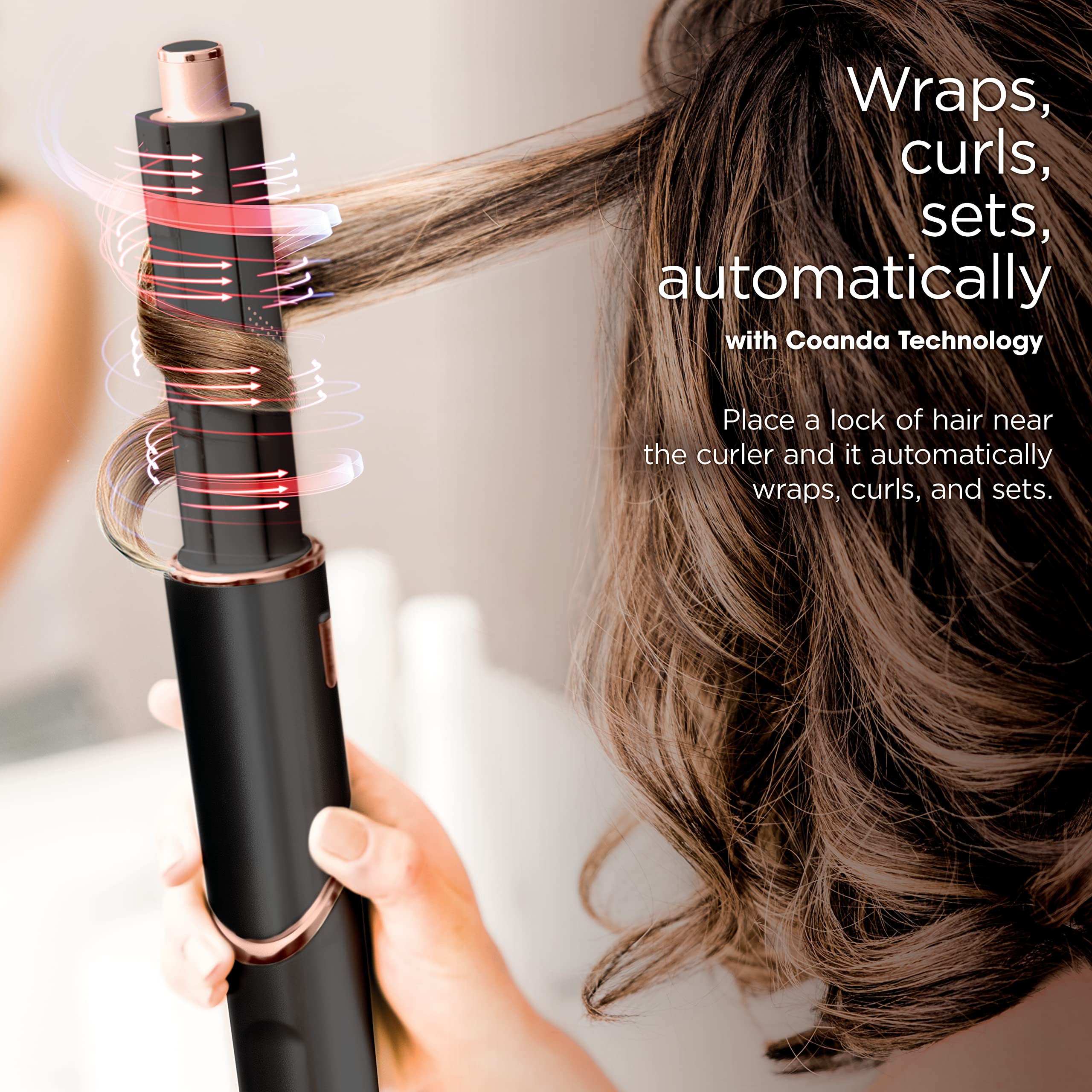Shark HD430 FlexStyle Air Styling &amp; Drying System, Powerful Hair Dryer Brush &amp; Multi-Styler with Auto-Wrap Curlers, Paddle Brush, Oval Brush, Concentrator Attachment, Stone