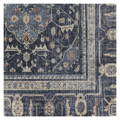 RUGGABLE – Alessia Dark Wood – Machine Washable Area Rug – Pet &amp; Child Friendly – Stain &amp; Water Resistant – Non-Slip – 5&