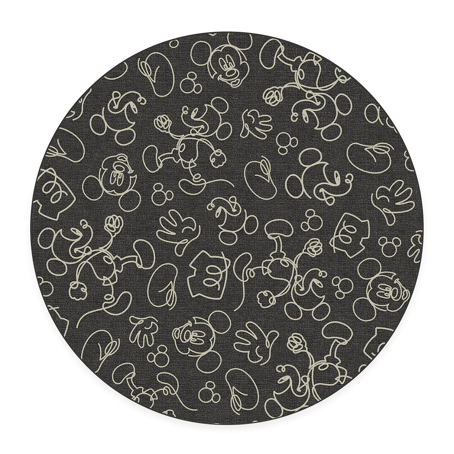RUGGABLE Disney Classic Minnie Mouse Washable Rug - Perfect Area Rug for Nursery Playroom Kids Room - Pet &amp; Child Friendly - Stain &amp; Water Resistant - Trellis Pink 5&