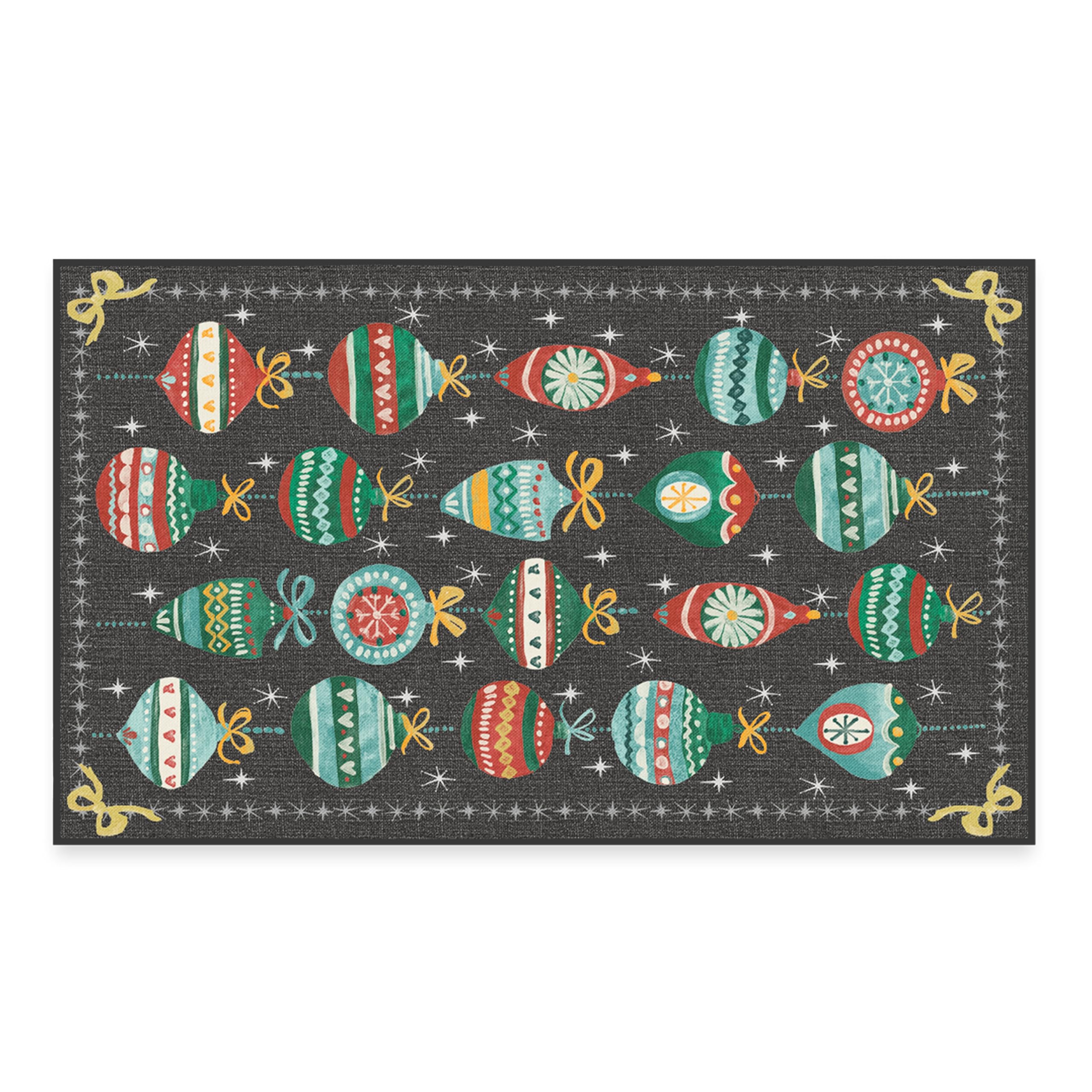 RUGGABLE Winter Plaid Washable Rug - Perfect Holiday Area Rug for Living Room Bedroom Kitchen - Pet &amp; Child Friendly - Stain &amp; Water Resistant - Dress Stewart Tartan Plaid 3&