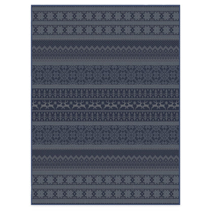 RUGGABLE Winter Plaid Washable Rug - Perfect Holiday Area Rug for Living Room Bedroom Kitchen - Pet &amp; Child Friendly - Stain &amp; Water Resistant - Dress Stewart Tartan Plaid 3&