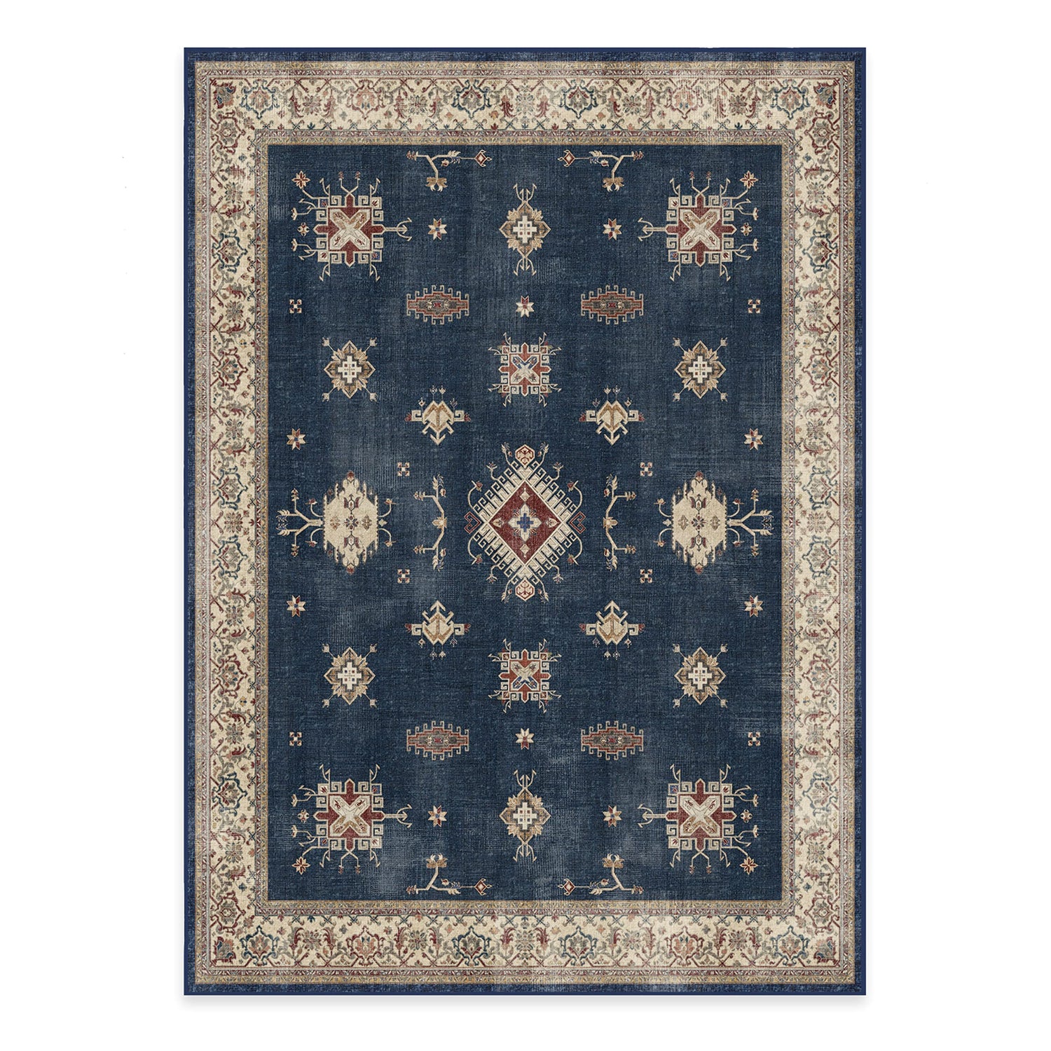RUGGABLE – Verena Dark Wood – Machine Washable Runner Rug – Pet &amp; Child Friendly – Stain &amp; Water Resistant – Non-Slip – 2.5&