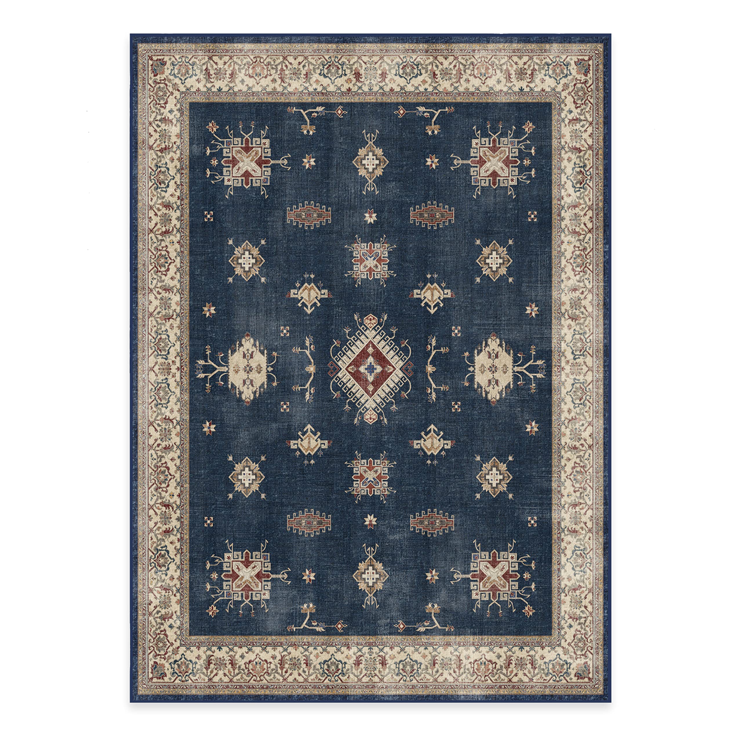 RUGGABLE – Verena Dark Wood – Machine Washable Runner Rug – Pet &amp; Child Friendly – Stain &amp; Water Resistant – Non-Slip – 2.5&