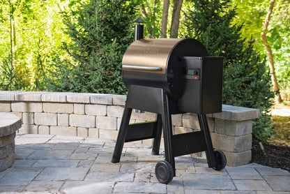 Traeger Grills Pro 575 Electric Wood Pellet Grill and Smoker, Bronze, 572 Square Inches Cook Area, 500 Degree Max Temperature, Meat Probe, 6 in 1 BBQ Grill with WiFi and app connectivity