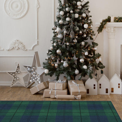 RUGGABLE Winter Plaid Washable Rug - Perfect Holiday Area Rug for Living Room Bedroom Kitchen - Pet &amp; Child Friendly - Stain &amp; Water Resistant - Dress Stewart Tartan Plaid 3&
