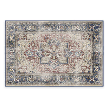 RUGGABLE Kamran Washable Rug - Perfect Vintage Area Rug for Living Room Bedroom Kitchen - Pet &amp; Child Friendly - Stain &amp; Water Resistant - Hazel 5&