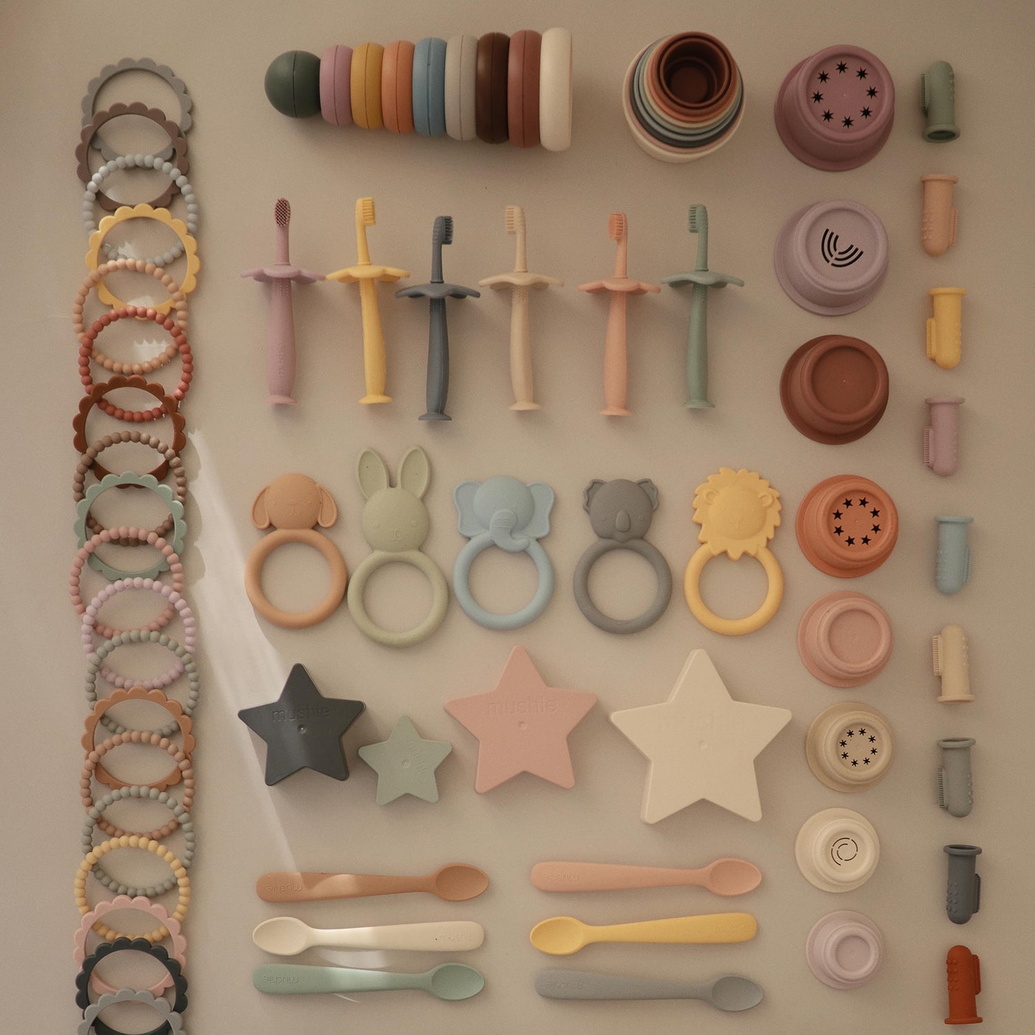 mushie Stacking Cups Toy | Made in Denmark (Original)
