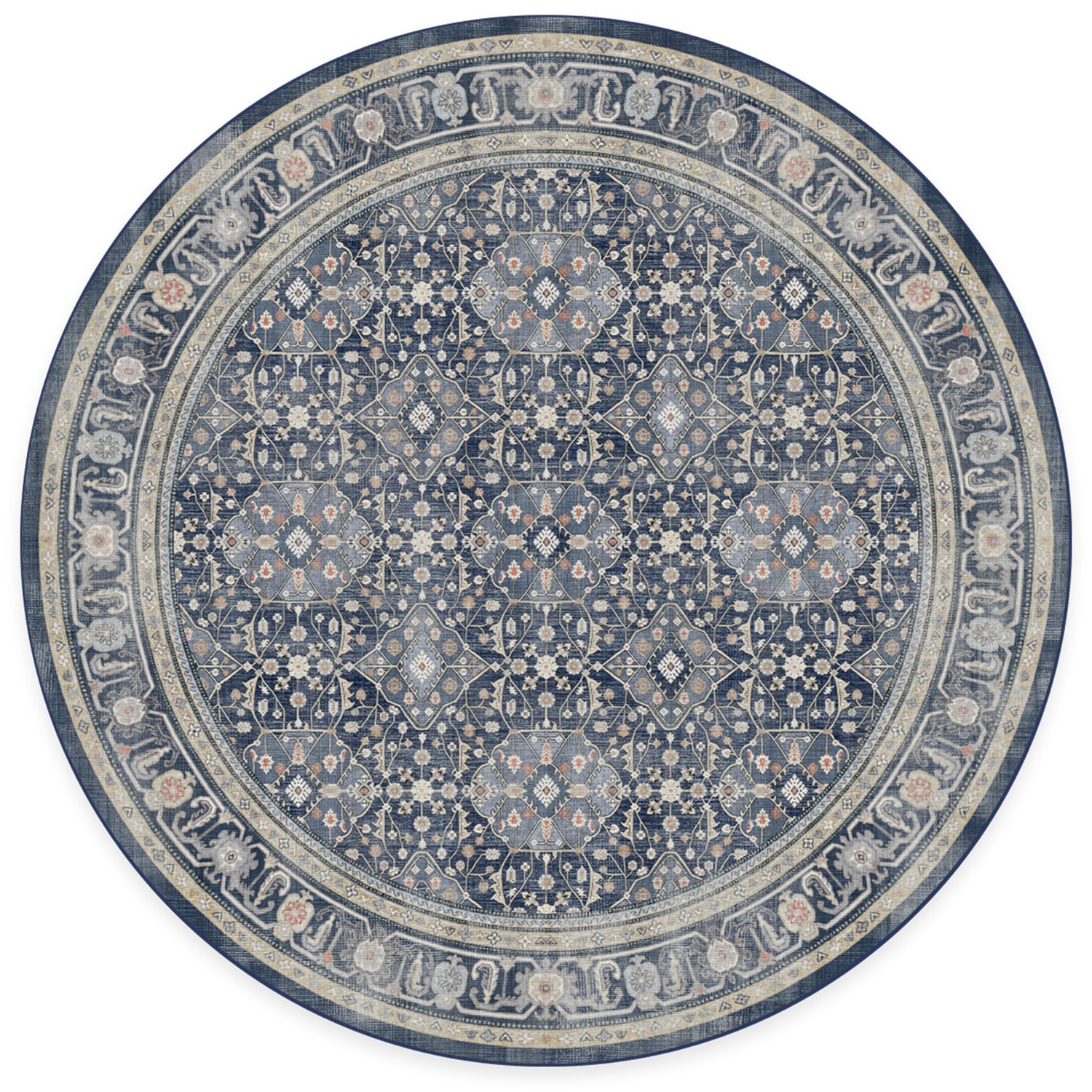 RUGGABLE – Alessia Dark Wood – Machine Washable Area Rug – Pet &amp; Child Friendly – Stain &amp; Water Resistant – Non-Slip – 5&