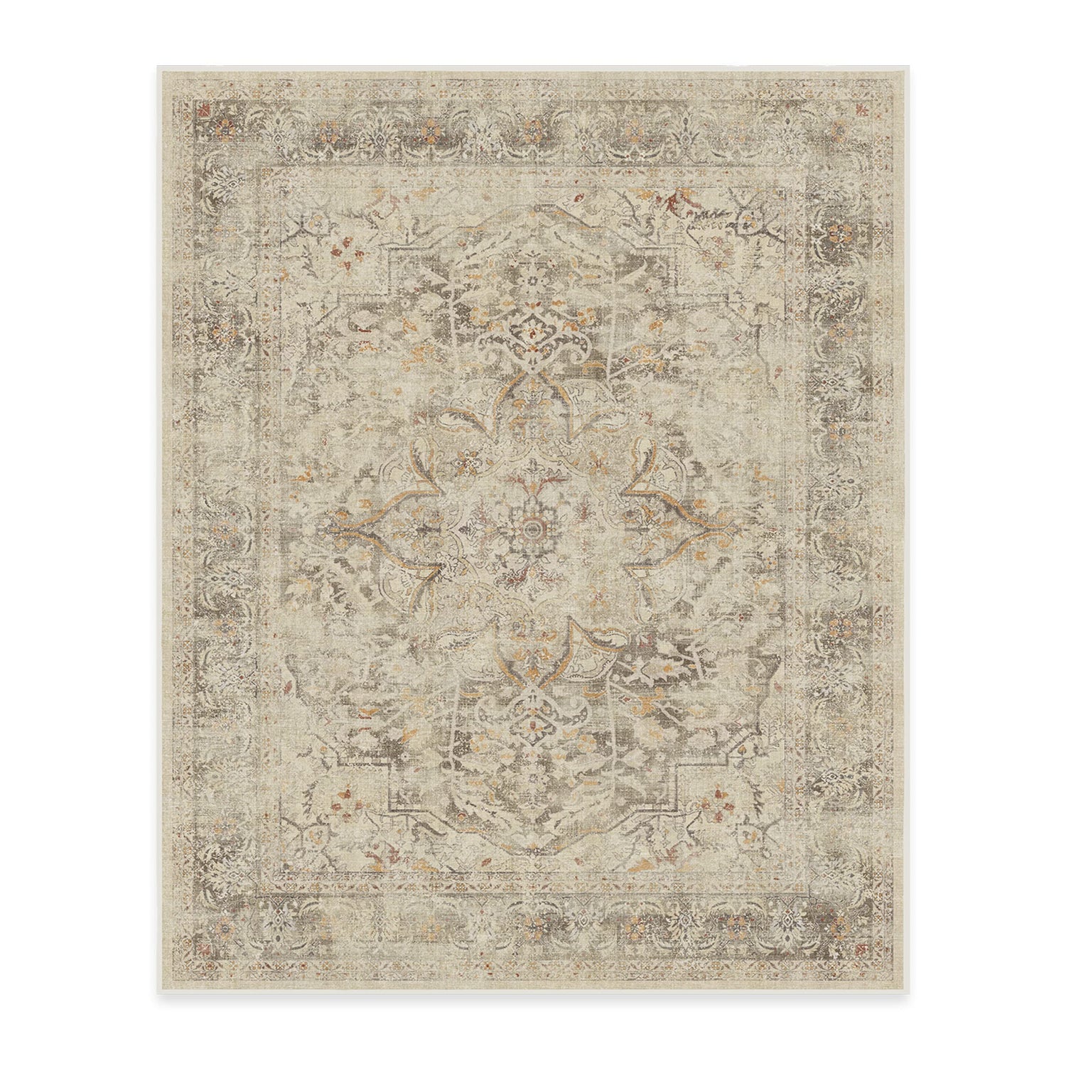 RUGGABLE – Sarrah Blue Quartz – Machine Washable Runner Rug – Pet &amp; Child Friendly – Stain &amp; Water Resistant – Non-Slip – 2.5&