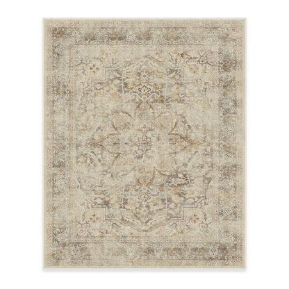 RUGGABLE – Sarrah Blue Quartz – Machine Washable Runner Rug – Pet &amp; Child Friendly – Stain &amp; Water Resistant – Non-Slip – 2.5&