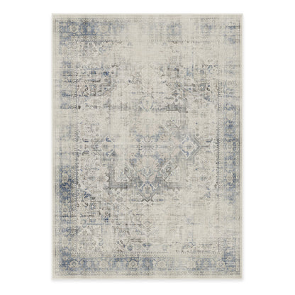RUGGABLE Kamran Washable Rug - Perfect Vintage Area Rug for Living Room Bedroom Kitchen - Pet &amp; Child Friendly - Stain &amp; Water Resistant - Hazel 5&