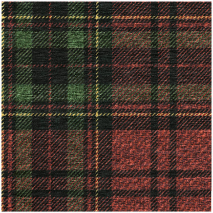 RUGGABLE Winter Plaid Washable Rug - Perfect Holiday Area Rug for Living Room Bedroom Kitchen - Pet &amp; Child Friendly - Stain &amp; Water Resistant - Dress Stewart Tartan Plaid 3&