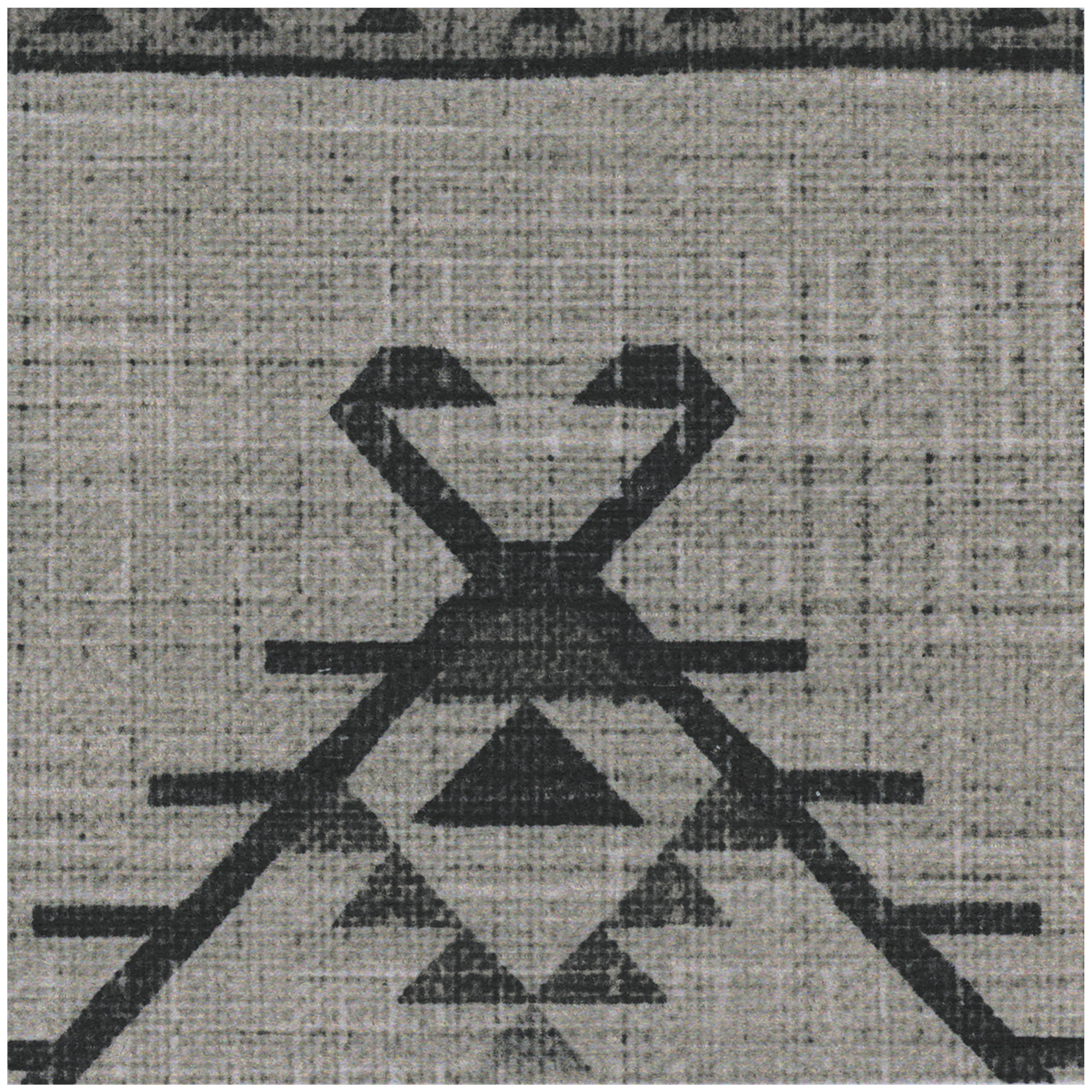 RUGGABLE Damali Runner Rug - Perfect Boho Washable Rug for Entryway Hallway Kitchen - Pet &amp; Child Friendly - Non-Toxic - Stain &amp; Water Resistant - Black &amp; White 2.5&