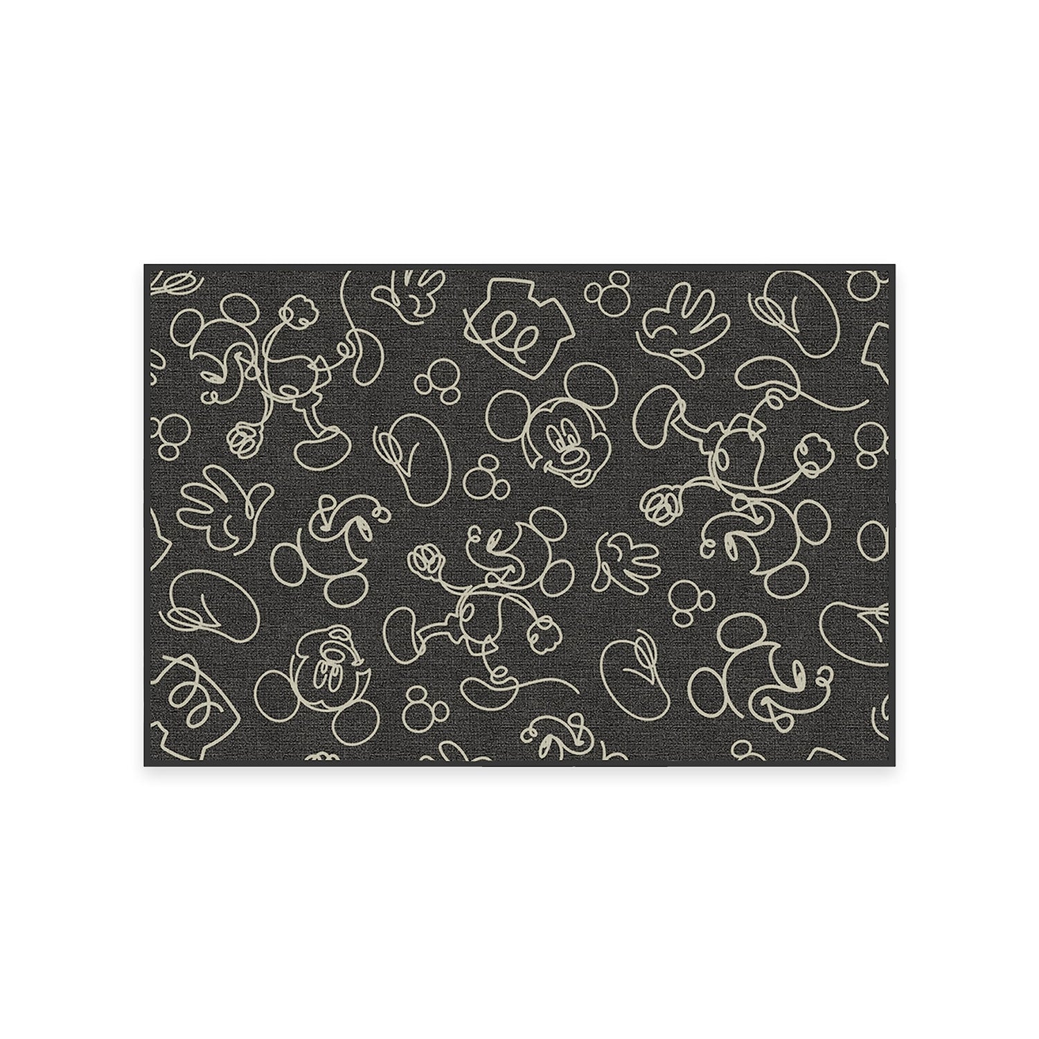 RUGGABLE Disney Classic Minnie Mouse Washable Rug - Perfect Area Rug for Nursery Playroom Kids Room - Pet &amp; Child Friendly - Stain &amp; Water Resistant - Trellis Pink 5&