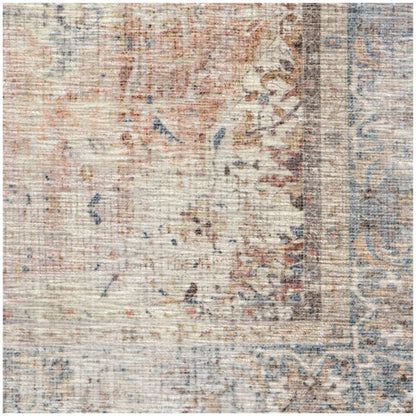 RUGGABLE – Sarrah Blue Quartz – Machine Washable Runner Rug – Pet &amp; Child Friendly – Stain &amp; Water Resistant – Non-Slip – 2.5&