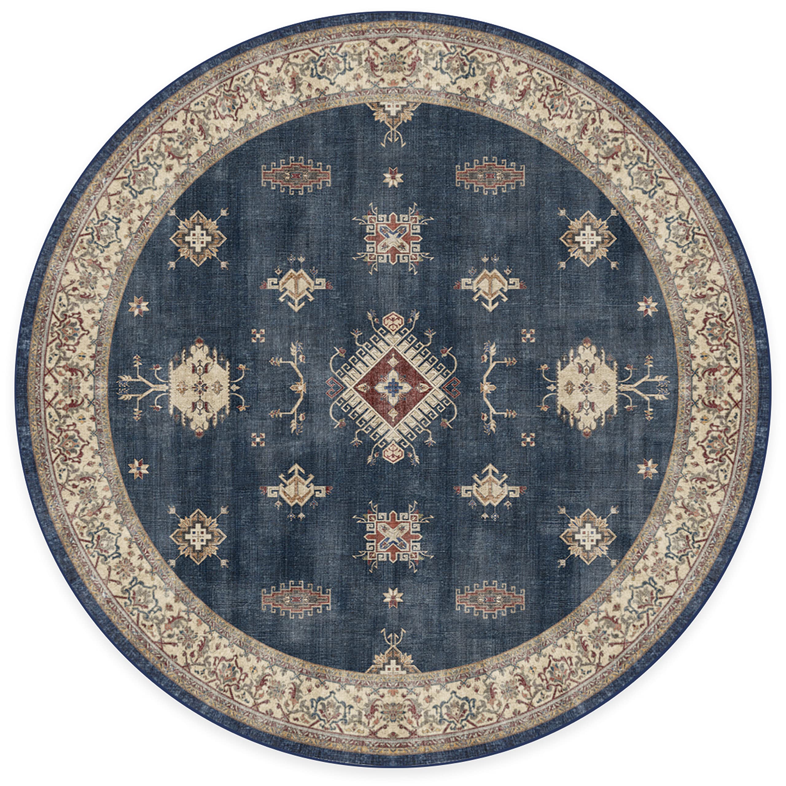 RUGGABLE – Verena Dark Wood – Machine Washable Runner Rug – Pet &amp; Child Friendly – Stain &amp; Water Resistant – Non-Slip – 2.5&