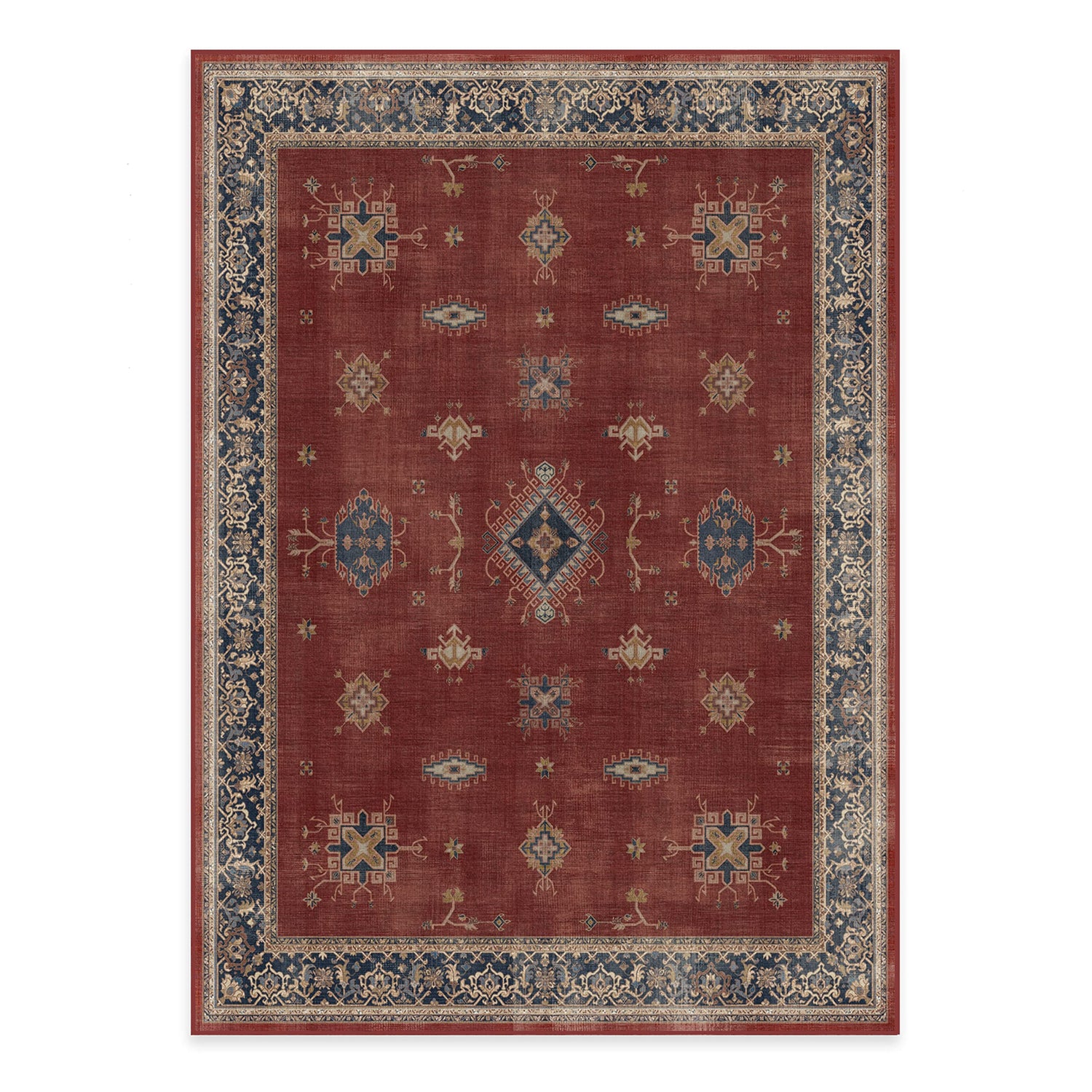 RUGGABLE – Verena Dark Wood – Machine Washable Runner Rug – Pet &amp; Child Friendly – Stain &amp; Water Resistant – Non-Slip – 2.5&