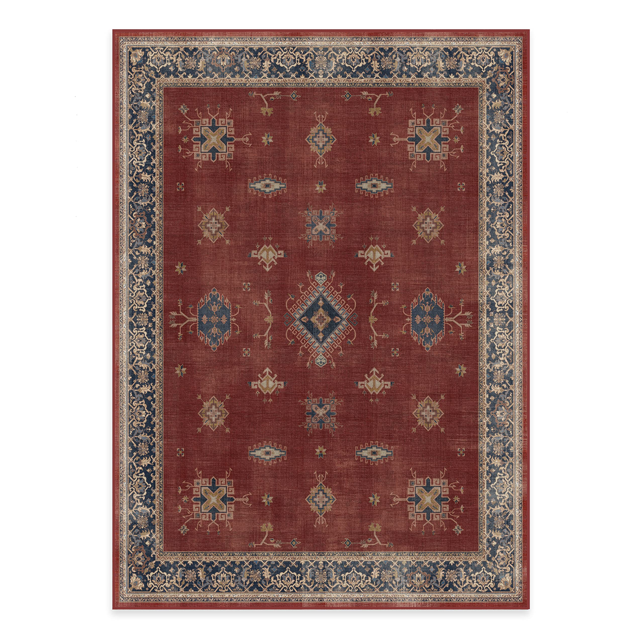 RUGGABLE – Verena Dark Wood – Machine Washable Runner Rug – Pet &amp; Child Friendly – Stain &amp; Water Resistant – Non-Slip – 2.5&