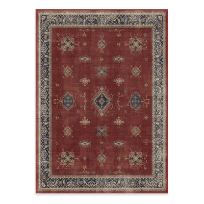 RUGGABLE – Verena Dark Wood – Machine Washable Runner Rug – Pet &amp; Child Friendly – Stain &amp; Water Resistant – Non-Slip – 2.5&