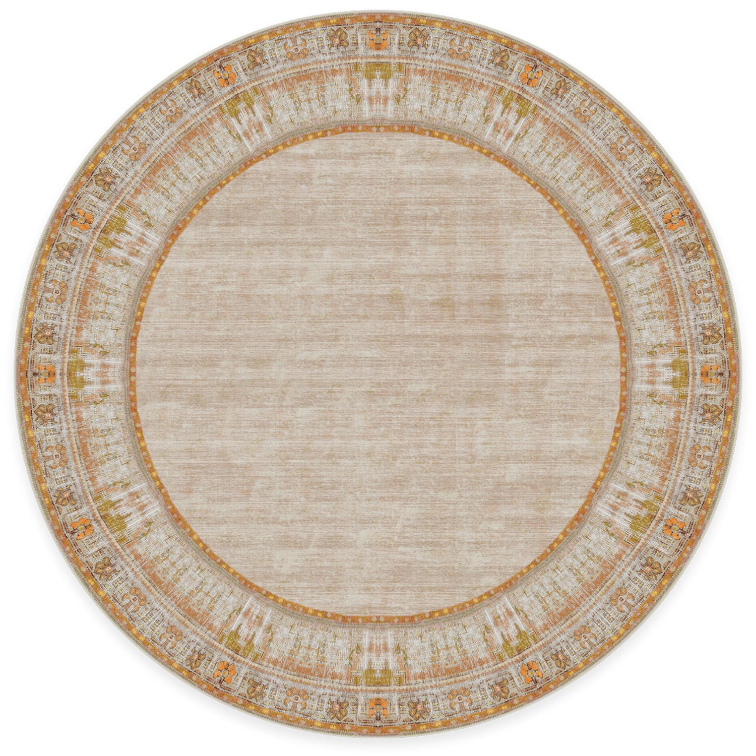 RUGGABLE Zinnia Runner Rug - Perfect Boho Washable Rug for Entryway Hallway Kitchen - Pet &amp; Child Friendly - Stain &amp; Water Resistant - Grey 2.5&