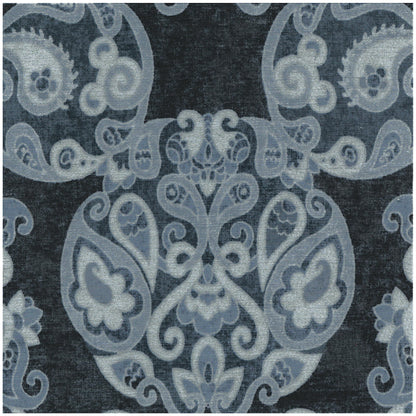 RUGGABLE Disney Traditional Mickey Mouse Washable Rug - Perfect Area Rug for Nursery Playroom Kids Room - Pet &amp; Child Friendly - Stain &amp; Water Resistant - Damask Grey 3&