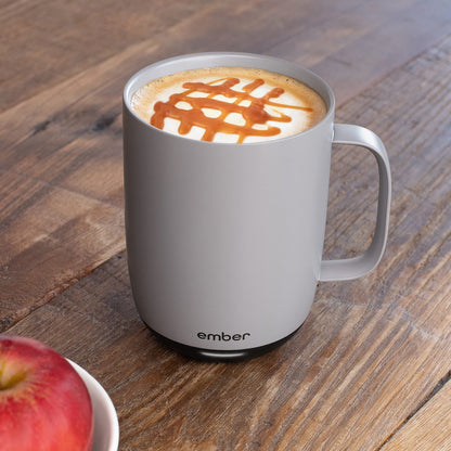 Ember Temperature Control Smart Mug 2, 14 Oz, App-Controlled Heated Coffee Mug with 80 Min Battery Life and Improved Design, White