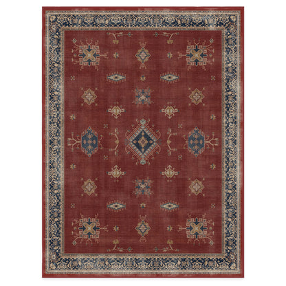 RUGGABLE – Verena Dark Wood – Machine Washable Runner Rug – Pet &amp; Child Friendly – Stain &amp; Water Resistant – Non-Slip – 2.5&