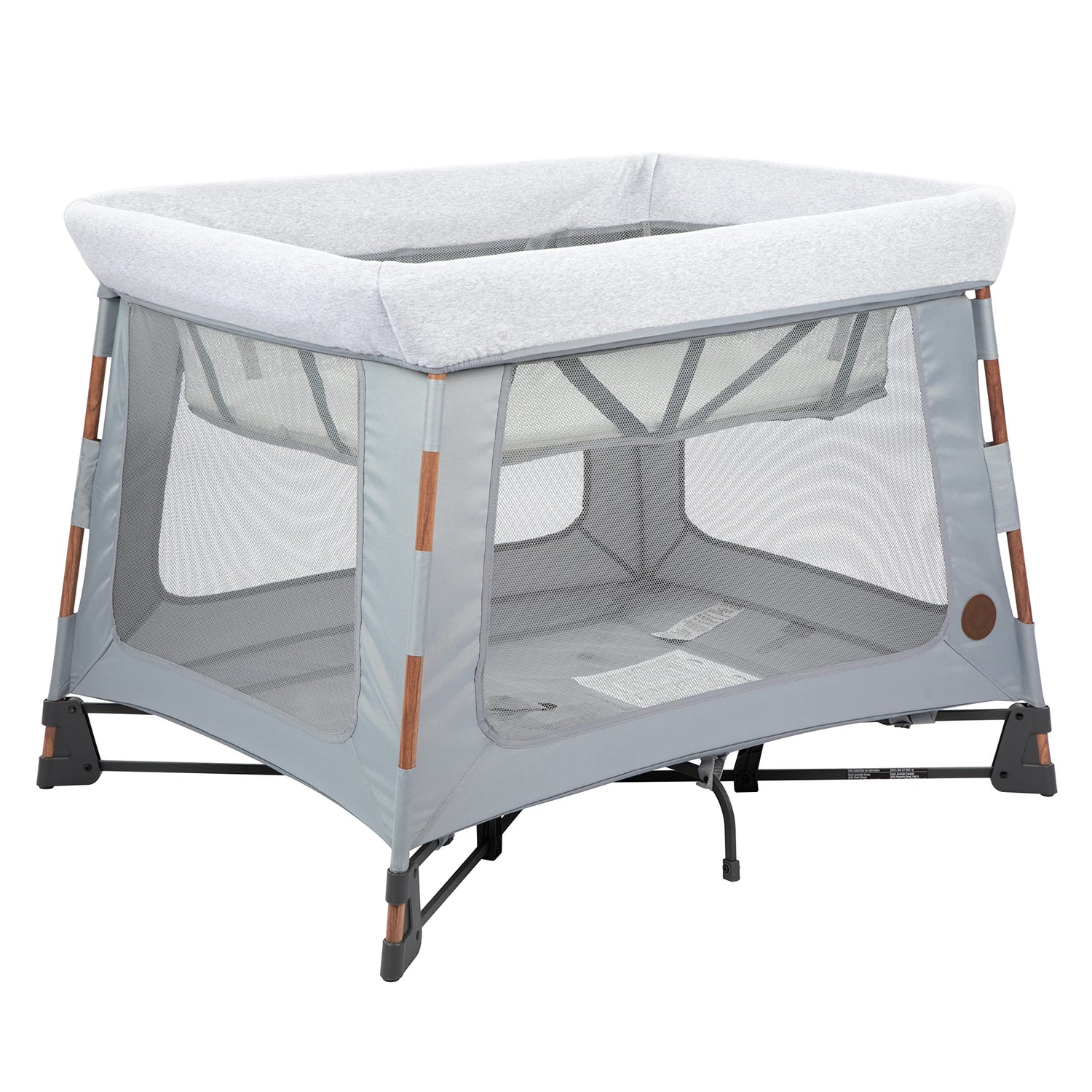 Maxi-Cosi Swift Baby Playpen with Mat, Baby Play Yards, Pack and Play with Bassinet - Portable Playpen for Babies and Toddlers, Classic Oat