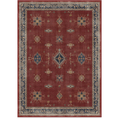 RUGGABLE – Verena Dark Wood – Machine Washable Runner Rug – Pet &amp; Child Friendly – Stain &amp; Water Resistant – Non-Slip – 2.5&