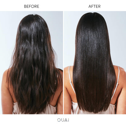 OUAI Hair Gloss - In-Shower Shiny Hair Treatment with Frizz Control - Heat Protectant Hair Glaze Infused with Hyaluronic Acid, Rice Water + Panthenol - Paraben, Phthalate &amp; Sulfate Free (6 Oz)