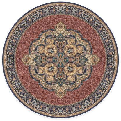 RUGGABLE Disney Traditional Mickey Mouse Washable Rug - Perfect Area Rug for Nursery Playroom Kids Room - Pet &amp; Child Friendly - Stain &amp; Water Resistant - Damask Grey 3&