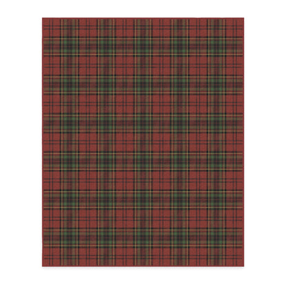 RUGGABLE Winter Plaid Washable Rug - Perfect Holiday Area Rug for Living Room Bedroom Kitchen - Pet &amp; Child Friendly - Stain &amp; Water Resistant - Dress Stewart Tartan Plaid 3&
