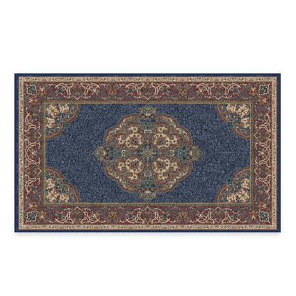 RUGGABLE Disney Traditional Mickey Mouse Washable Rug - Perfect Area Rug for Nursery Playroom Kids Room - Pet &amp; Child Friendly - Stain &amp; Water Resistant - Damask Grey 3&