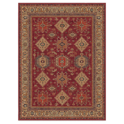 RUGGABLE – Cambria Ruby – Machine Washable Runner Rug – Pet &amp; Child Friendly – Stain &amp; Water Resistant – Non-Slip – 2.5&