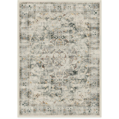 RUGGABLE – Sarrah Blue Quartz – Machine Washable Runner Rug – Pet &amp; Child Friendly – Stain &amp; Water Resistant – Non-Slip – 2.5&