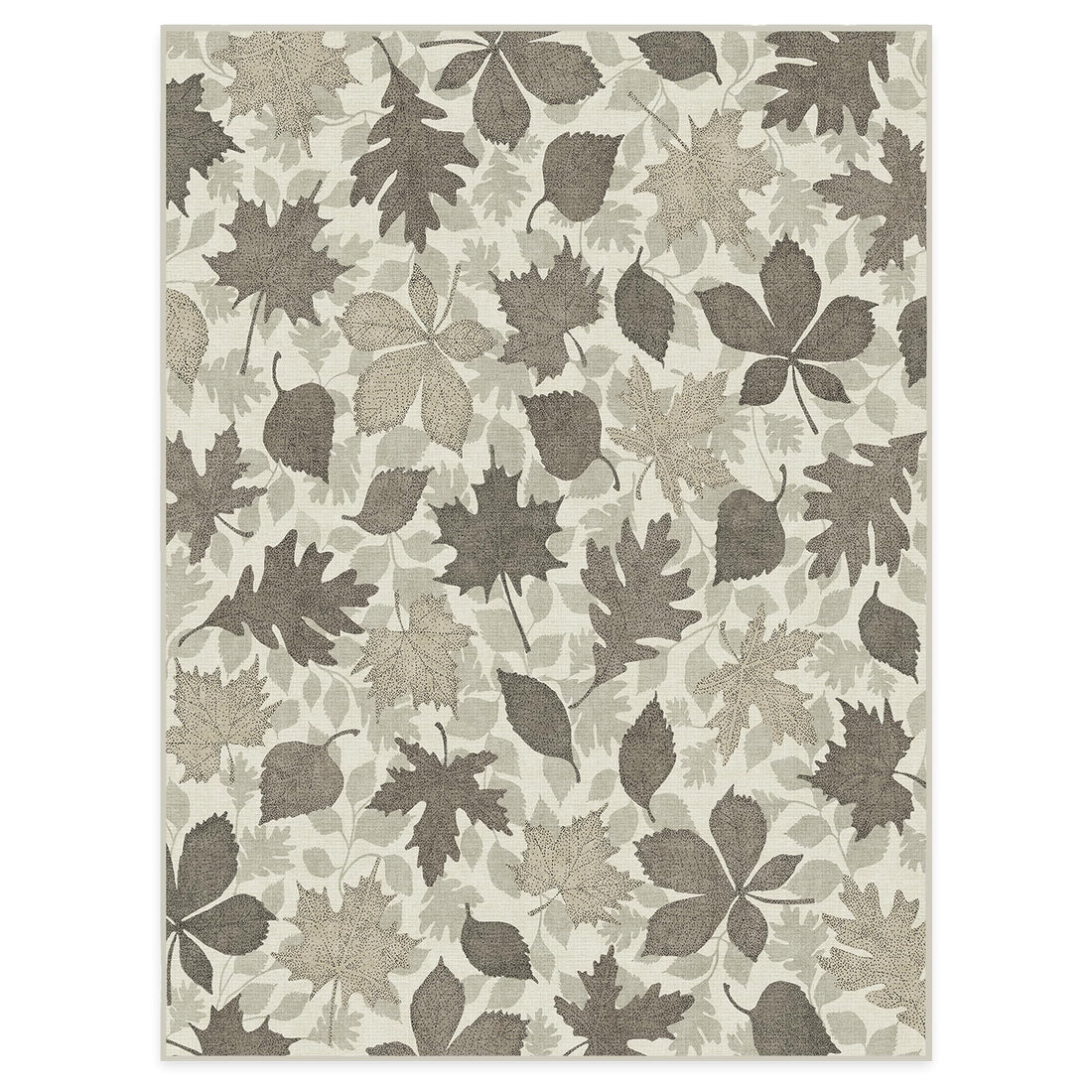 RUGGABLE Fall Autumn Washable Rug - Perfect Area Rug for Living Room Bedroom Kitchen - Non-Slip, Pet &amp; Child Friendly, Stain &amp; Water Resistant Home Decor - Folium Multicolor 3&