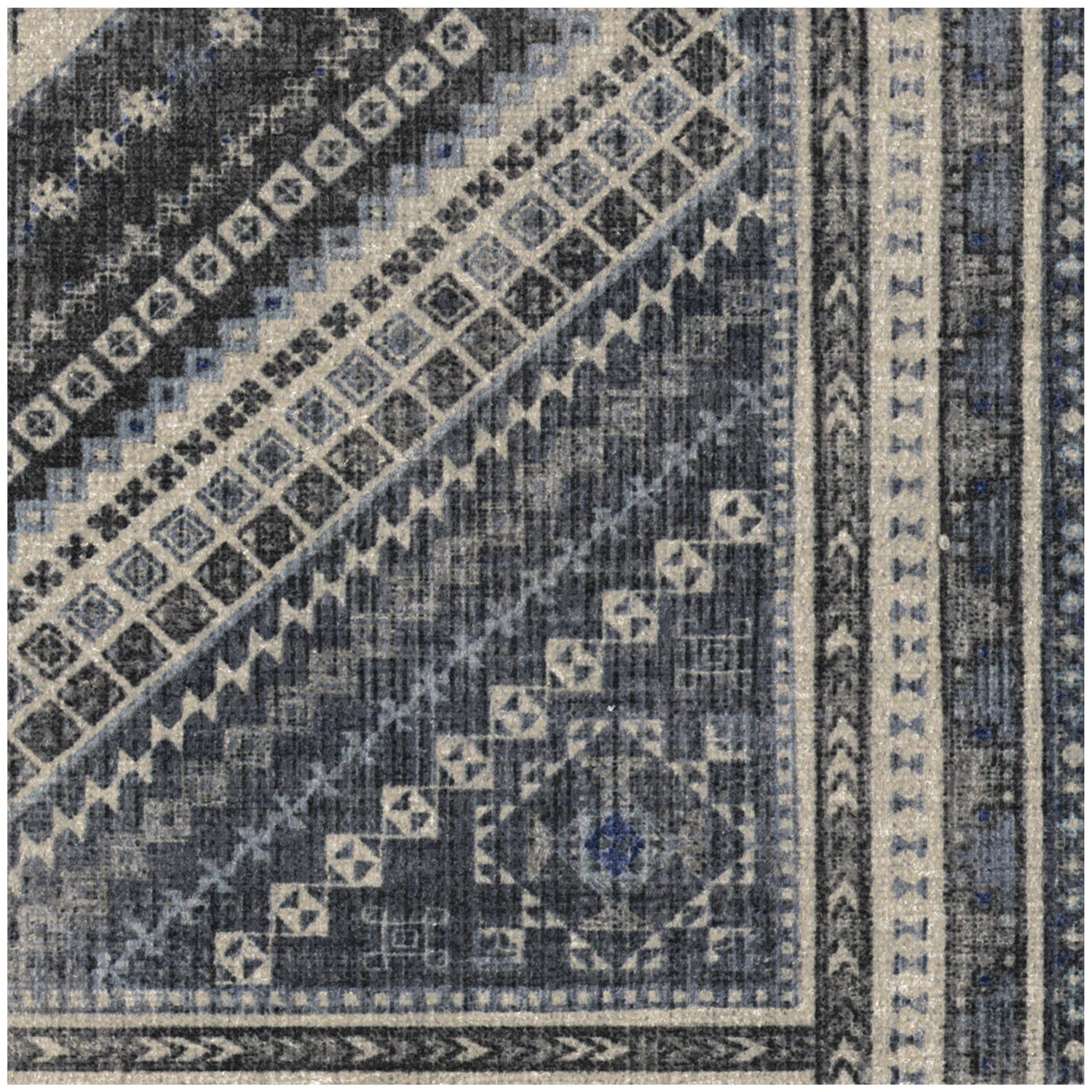 RUGGABLE Kaden Washable Rug - Perfect Vintage Area Rug for Living Room Bedroom Kitchen - Pet &amp; Child Friendly - Stain &amp; Water Resistant - Amber Red 3&