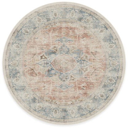 RUGGABLE – Sarrah Blue Quartz – Machine Washable Runner Rug – Pet &amp; Child Friendly – Stain &amp; Water Resistant – Non-Slip – 2.5&