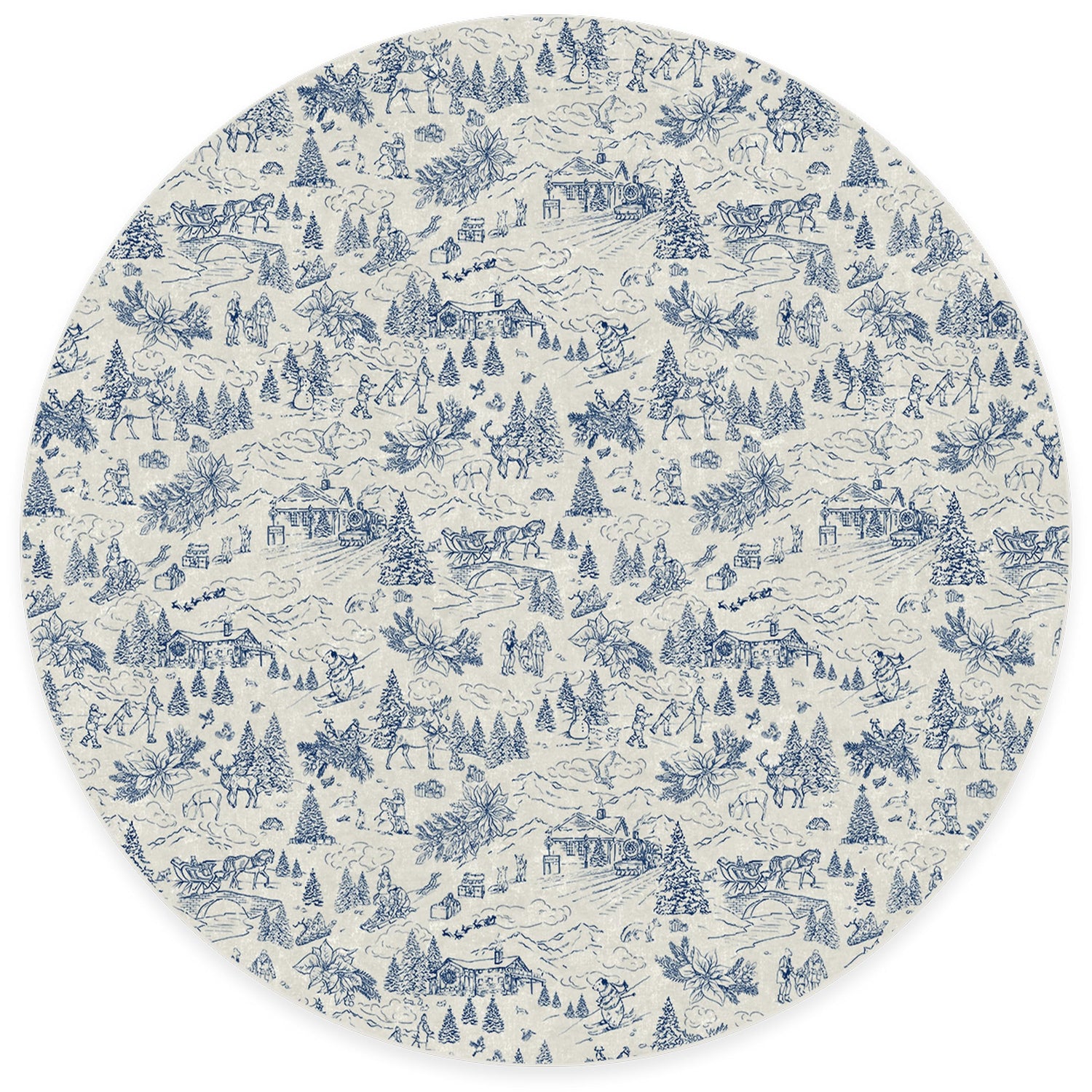 RUGGABLE Winter Plaid Washable Rug - Perfect Holiday Area Rug for Living Room Bedroom Kitchen - Pet &amp; Child Friendly - Stain &amp; Water Resistant - Dress Stewart Tartan Plaid 3&