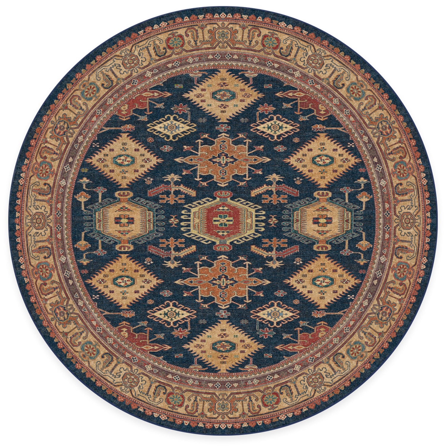 RUGGABLE – Cambria Ruby – Machine Washable Runner Rug – Pet &amp; Child Friendly – Stain &amp; Water Resistant – Non-Slip – 2.5&