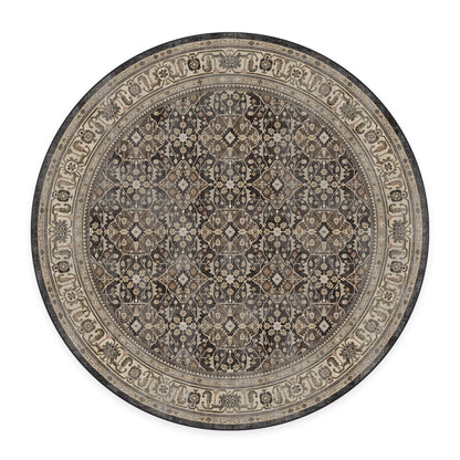RUGGABLE – Alessia Dark Wood – Machine Washable Area Rug – Pet &amp; Child Friendly – Stain &amp; Water Resistant – Non-Slip – 5&